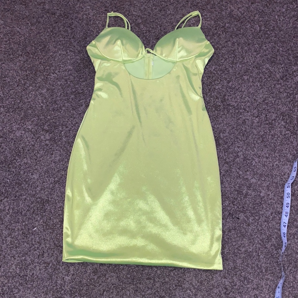 Neon yellow/green club dress
